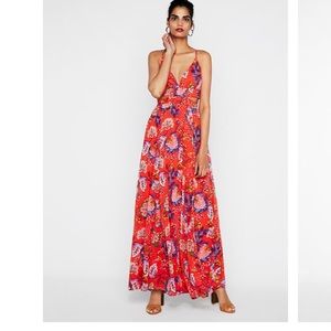 NWT Express Cutout Floral Maxi - Small
